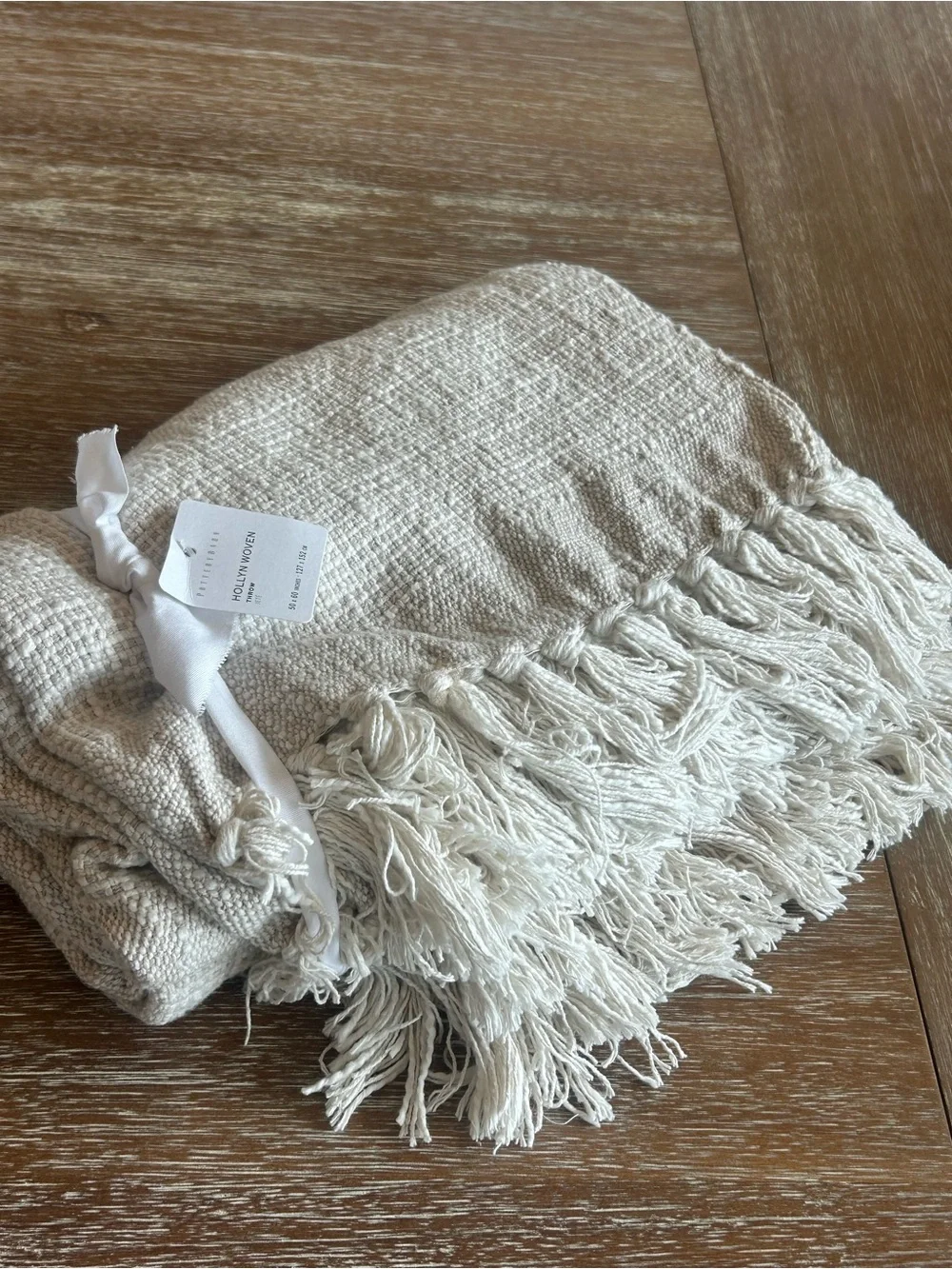 Pottery Barn Hollyn Cotton Woven Throw